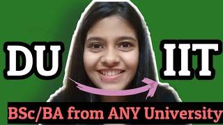 DON'T Give Up on your Dream of IIT - Get IIT/IISc/NIT after BSc/BA | IIT JAM #shorts