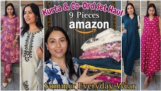 Amazon Kurta Set & Coord Set Haul | Starts At ₹499 | Summer Everyday Occasional Sets