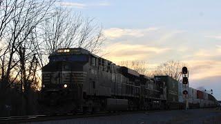 NS trains keeping America moving along the Blue Ridge district!