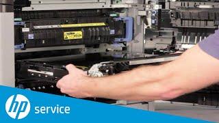 Replace the Image Transfer Belt | HP Color LaserJet Enterprise Flow MFP M880 Printer | HP Support