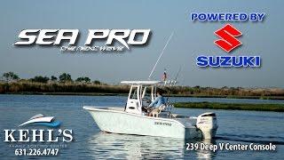 Sea Pro 239 Deep V Center Console Powered by Suzuki