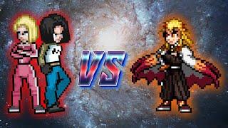 Android 17 & 18 Vs Rengoku - Mugen Legendary OP Battle