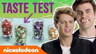 Candy Corn Halloween Taste Test ft. Jace Norman & Cooper Barnes | #NickStarsIRL