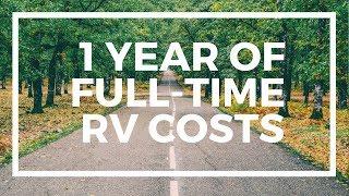 How Much It Costs to RV Full-Time For 1 Year