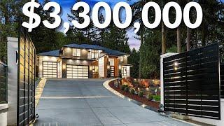 Inside a $3,300,000 Modern Mansion With a Gorgeous & Large Backyard | Seattle Luxury Home Tour