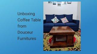 Unboxing Coffee Table from Douceur Furnitures from Amazon