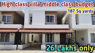 26 Lakhs only || duplex villa for sale in hyderabad || house for sale in hyderabad || 187 sq yards