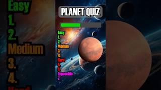 Your IQ is over 200 if you can name these planets #space #planet #shorts