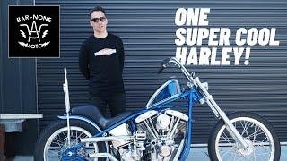 Bar-None Moto's Harley Shovel Head Chopper! @barnonemoto