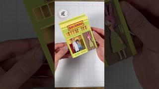 Yes…that’s a 3D Bob’s Burgers storefront made out of paper  #cardmaking #asmr #craft