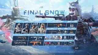 Final Snow ️ Season 11 : CODM - Battle Pass Unlock and Walkthrough