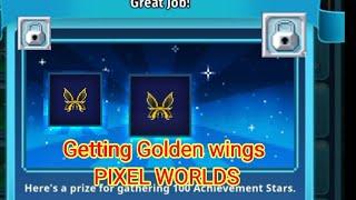 Getting Golden wings | Pixel Worlds | #PixelWorlds