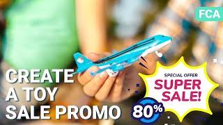 Create a Toy Sale Promo Video | Filmora Creator Academy