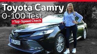 Toyota Camry Hybrid 0-100 Test und Höchstgeschwindigkeit | Acceleration Test