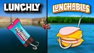 Lunchly vs Lunchables Fishing Challenge