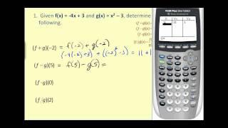 The Algebra of Functions