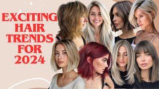 HAIR TRENDS 2024 PREVIEW (You Need This).#HairTrends2024#HairTrends#2024HairTrends