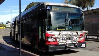 SamTrans 2019 New Flyer XD60 #830 on Route ECR