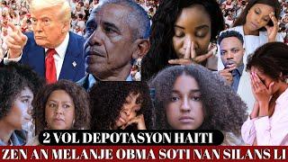 NOUVEL CHO;OBAMA DEDOUBLE L PAKA KENBE ANKO,2 VOL DEPOTASYON HAITI,GWO ENSIDAN GEORGIA,.........