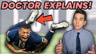 Kylian Mbappe Devastating Ankle Injury and Champions League Implications - Doctor Explains!