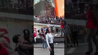 MY VIEWS IN THE MIDDLE OF TIMES SQUARE | #nycwalk #timessquare #travel #newyorkcity #manhattan #nyc