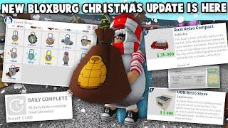 THE NEW BLOXBURG CHRISTMAS UPDATE IS HERE... NEW VEHICLES, MINI GAMES, DAILY TASKS AND MORE!