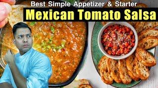 Best Mexican Tomato Salsa Recipe : Simple Appetizer & Starter for Food Trail