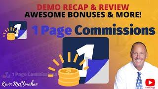 1 Page Commissions Review | 1 Page Commissions | 1 Page Commissions Demo & Bonuses