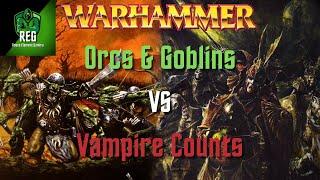 Warhammer Fantasy 6th Edition Battle Report | Orcs & Goblins vs Vampire Counts