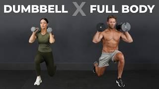 35 Minute COMPLETE Full Body Dumbbell Workout (Muscle Building)