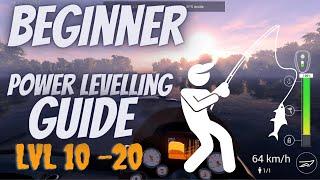 Fishing Planet  | Power Levelling Guide | Beginner level 10 to 20 ( Without Spending Money ).