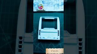 Handmade TNSTC Bus Miniature #miniature #miniatureartist #handmade #recreation #scalemodel #craft