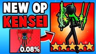 I Got 0.08% KENSEI STICKMAN! *BEST UNIT* (Stickman TD)