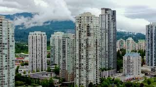 Coquitlam Centre, BC, Canada [Drone Video, 4K]