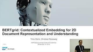 BERTgrid Presentation at NeurIPS 2019