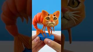 Making Trippi Troppi Brainrot memes with Clay - Sculpting #brainrot #memes #clay #cat
