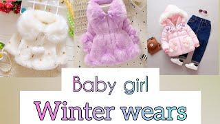 Baby girl winter dress / baby girl winter jacket / cute winter collection for baby girl