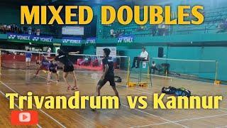 TRIVANDRUM vs KANNUR  KERALA SENIOR STATE BADMINTON CHAMPIONSHIP 2021 #keralabadminton  #badminton