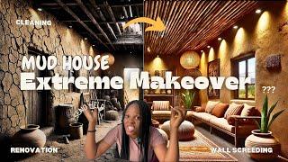 Moving Into a Mud House + Room Makeover | Mud house transformation | house renovation | ep 2  |