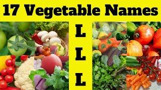 Vegetable Name Vocabulary | 17 Vegetable Names Starting with 'L' | Vegetables Vocabulary Part 12