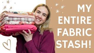 My ENTIRE fabric collection 2024 + storage tips ️