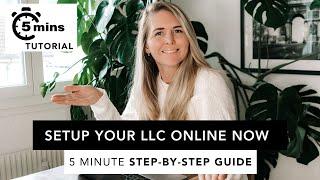 Online LLC Formation in 5 Minutes | Step By Step