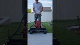 Sharpening my reel mower blades #lawncare #lawn #diy