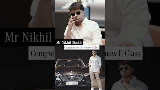Congratulations Mr Nikhil Shukla on your brand new E-Class!