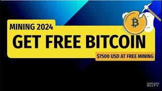 FREE CRYPTO MINING SITE. $7K USD IN FREE BITCOIN MINING 2024. FREE CRYPTO