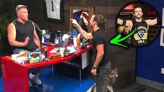 Pat McAfee Was Attacked By Adam Cole During His Show