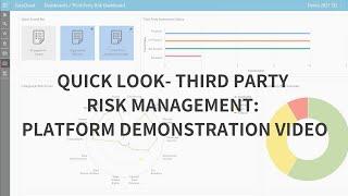 Quick Look - Third Party Risk Platform Demonstration Video I SureCloud