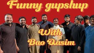 Funny gupshup with Bao Qasim | thanks for coming sir | itta chai diya ny