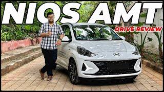 2023 Hyundai Grand i10 Nios Asta Automatic Detailed Drive Review In Hindi Hill Test |Mileage |Pickup