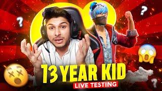 WTF13 Year Kid Join Live Testing Against NG Legend  To Join NG Guild @NonstopGaming_